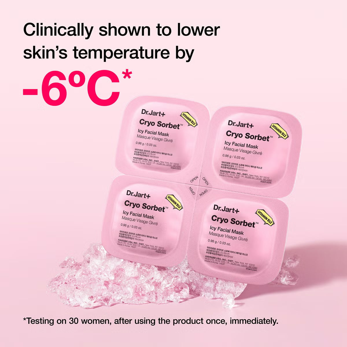 Dr.Jart+ Cryo Sorbet Icy Facial Mask Fresh Glow