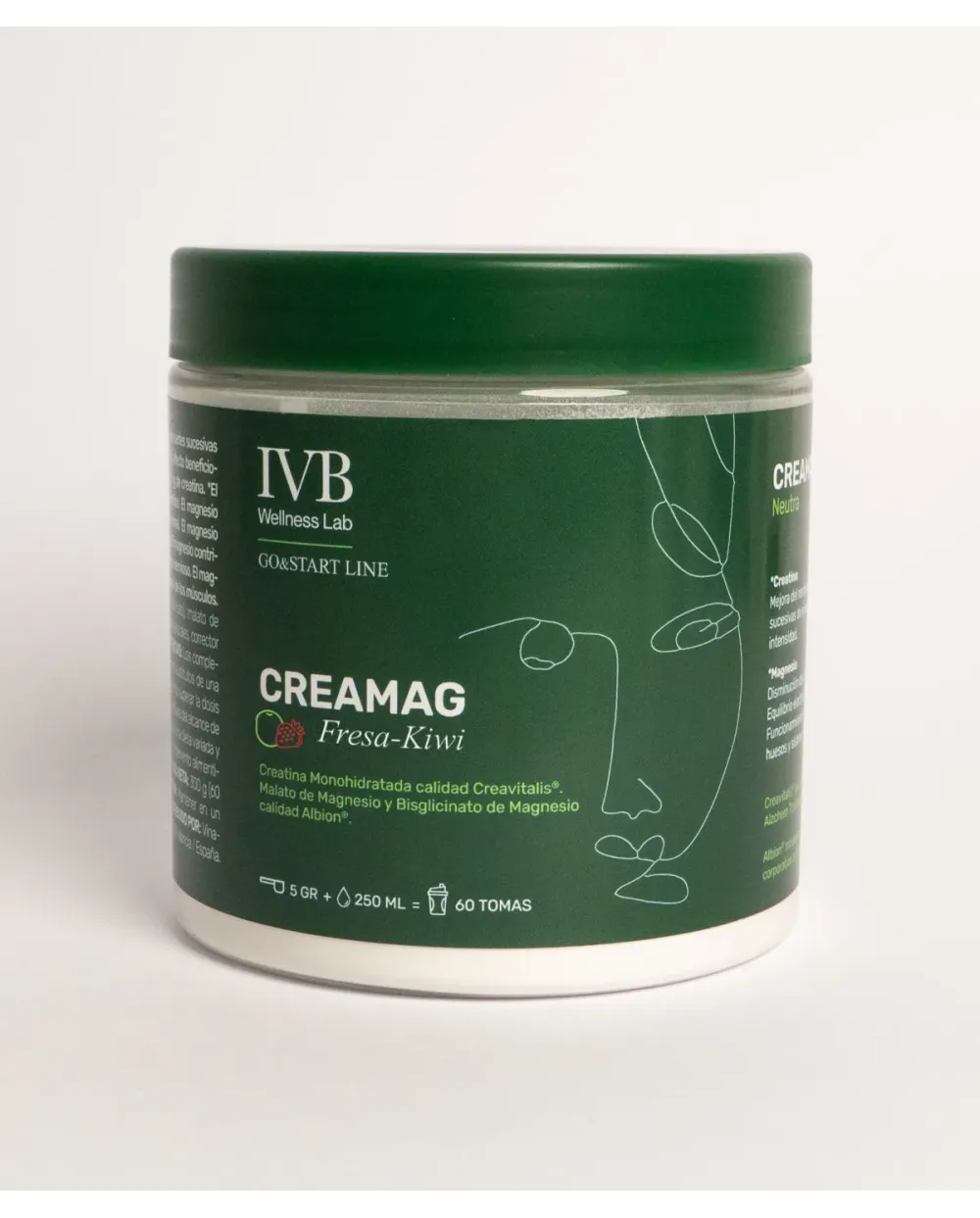Ivb Creamag 300 g Sabor Fresa-kiwi