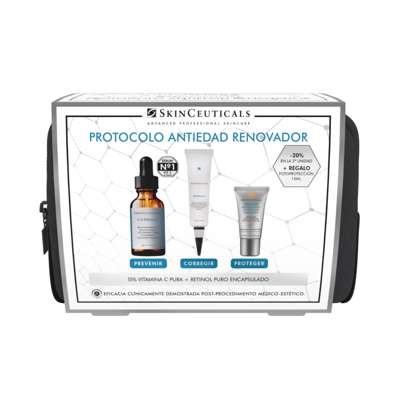 Skinceuticals Cofre Navidad C E Fferulic 30Ml+ Retinol 0.3 30Ml + Advanced Brightening Uv Defense 15Ml