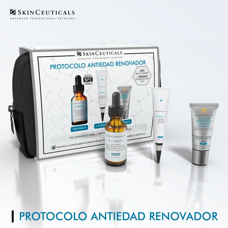 Skinceuticals Cofre Navidad C E Fferulic 30Ml+ Retinol 0.3 30Ml + Advanced Brightening Uv Defense 15Ml