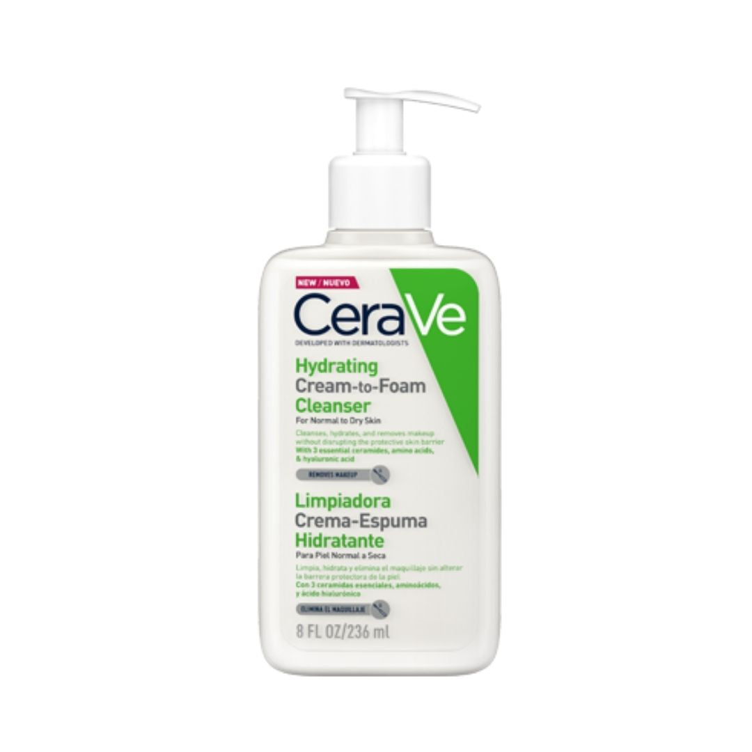 Cerave Limpiadora Crema Espuma Hidratante 1 Envase 236 Ml