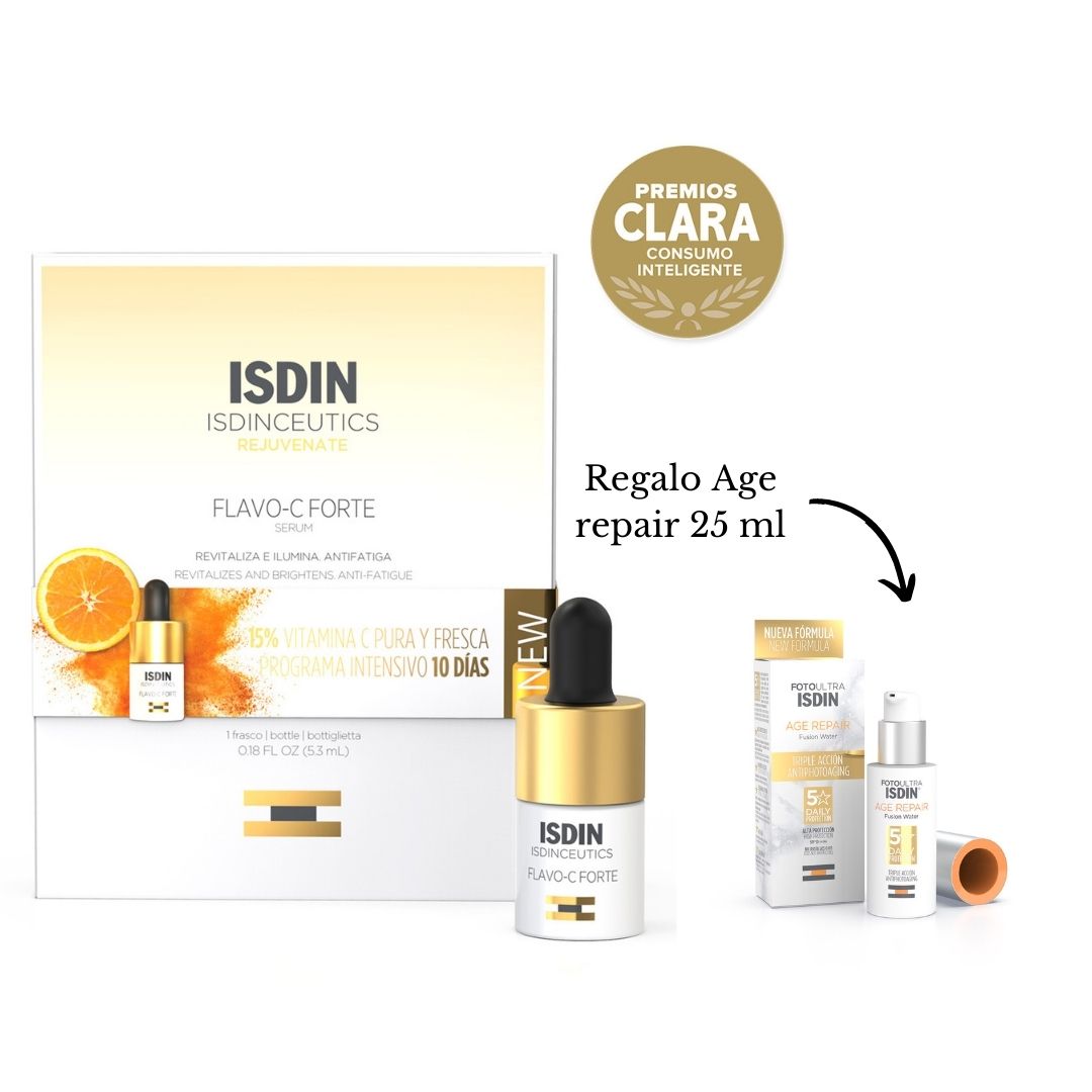 Pack Isdinceutics Flavo-C Forte 1Ud + Age Repair 25Ml